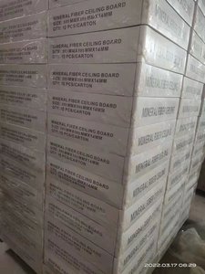 Len khoáng sản treo trần Bảng âm trần gạch plafon akustik sử dụng trong bệnh viện hấp thụ âm thanh - Product Image 6