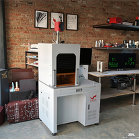 Machine de marquage au laser à fibre pour la gravure de bijoux en or, argent et cuivre, avec logo intégré