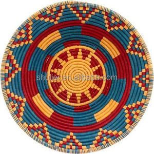 Panier tissé traditionnel éthiopien napperon design Nouvelle Offre Spéciale habesha salle à manger napperon <span class=keywords><strong>saba</strong></span> rond - Product Image 2