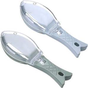 Utensilios de Cocina, Cuchillo para Desescamar y Pelar, Utensilios de Cocina Prácticos, Removedor Manual de Escamas de Pescado con Tapa - Product Image 1