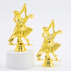 Fournisseur de pièces de trophées de qualité supérieure GZ23, Têtes et sommets en ABS pour trophées de danse destinés aux <span class=keywords><strong>concours</strong></span> de danse - Product Image 2