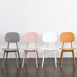 เก้าอี้ Candy Chair รุ่นยอดนิยมบนอินเทอร์เน็ต สไตล์นอร์ดิก โมเดิร์น มินิมอล แบบยุโรป ทำจากพลาสติก ไม่มีที่วางแขน ไม่หมุนได้ ไม่พับได้ สำหรับใช้รับประทานอาหาร - Product Image 1