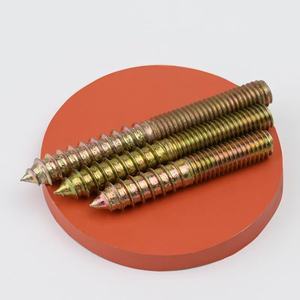 Support en <span class=keywords><strong>bois</strong></span> galvanisé à double extrémité avec <span class=keywords><strong>goujon</strong></span> en métal Boulon de fixation de meubles Produit <span class=keywords><strong>d</strong></span>'<span class=keywords><strong>ancrage</strong></span> autotaraudeur pour vis à <span class=keywords><strong>goujon</strong></span> en <span class=keywords><strong>bois</strong></span> - Product Image 3