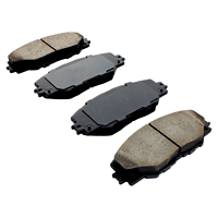 Pastillas de Freno de Disco de Cerámica para Eje Delantero FMSI D1211-8331 para Pontiac, Scion, Toyota, RAV4, Lexus
