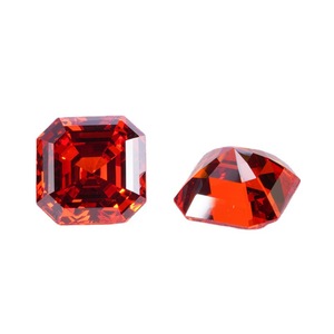 Mới Đến Ascher Cắt Màu Sắc 6X6Mm Mossanite Kim Cương Lỏng <span class=keywords><strong>Ruby</strong></span> Đá Quý Cho Quyến Rũ Đồ Trang Sức - Product Image 4