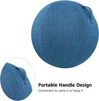 Housse de ballon de yoga confortable et écologique, aspect cachemire, prix usine, pour exercice, fitness, Pilates, chaise de gym