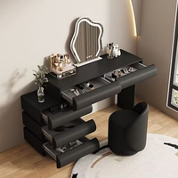 OEM table de courtoisie écologique de luxe ENF table de courtoisie en forme de nuage avec miroir de maquillage à lumière LED coiffeuse pour chambre à coucher