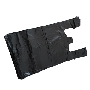 Cheap Custom Logo PE T-Shirt <b>Bag</b> with Embossing for Supermarket Shopping and Exhibition Use Recyclable - Product Image 1