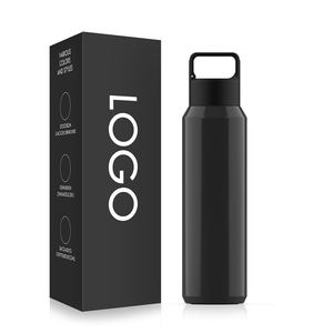 Nueva Botella de Agua Deportiva Térmica de Acero Inoxidable 304 Ecológica de Doble Pared, Vaso para Helado Redondo - Product Image 1