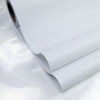Rouleau de bannière PVC flexible blanc mat 240 g/m², largeur 3,2 m, anti-frisottis, imperméable, résistant aux UV, pour toile de fond d'exposition, personnalisable OEM