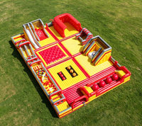 Château gonflable sur le thème personnalisé avec grande toboggan unique, qualité commerciale, pour fêtes d'enfants et intérieur