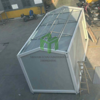 Villa Hotel Contemporánea de Contenedor de Acero de 20 y 40 Pies en Estructura Tipo A con Material de Panel Sándwich
