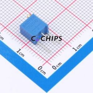 Resistencia Ajustable/Potenciómetro 3266W-205-LF, Componente de Orificio Pasante (THT)-3P, 6.8x4.7mm, Resistencia de 2mOhm, 10%, 500mW, 250ppm ℃ - Product Image 1