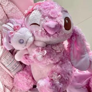 Kiraz Çiçeği Tavşan Peluş Oyuncak Yumuşak Kısa Peluş PP Pamuk Dolgulu Şifalı Küçük Altın Gül Kadife Tasarım Çocuklar İçin - Product Image 4