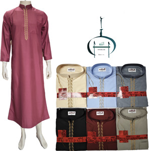 ثوب رجالي الإسلامي ، تصميم عصري حديث ومطور ، مزيج من القطن والكتان الفاخر ، جيد التهوية ومريح لموسم الصيف - Product Image 1