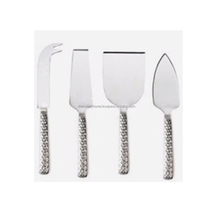 Stainless Steel Gold Finished Green Resin Handmade Handle Cheese Tools <b>set</b> high quality luxury cheese knives <b>set</b> - Product Image 4