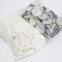 Materiales para Botones Redondos Personalizados con Logo Impreso para Tela, 32mm, 44mm, 50mm, 56mm, 58mm, 75mm, Botón de Estaño