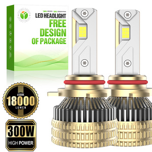 Faros LED Ultimate Projector Match de 300W, 18000Lm, 6500K, 12-24V, 9012 A11 para Marcas de Automóviles OEM y Mejoras Personalizadas Premium - Product Image 1