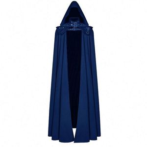 Manteau à capuche médiéval, cape gothique, longue cape, Halloween, diable, sorcière, cape de la mort, 4ourcostumes - Product Image 4