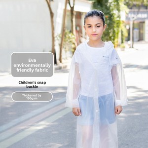 Impermeable Portátil para Senderismo, Grueso, Desechable, de EVA, Anti-Tormenta, para Adultos y Niños, Capa de Lluvia para Viajes al Aire Libre - Product Image 5