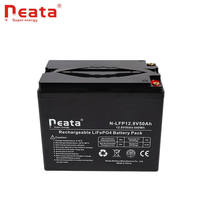 Baterai Lithium Ion Fosfat LFP 12V50Ah, Promo Panas untuk Forklift Listrik/Lampu Jalan Tenaga Surya/Skuter Listrik/UPS