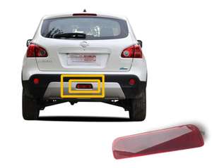 1 pièce réflecteur de pare-chocs central arrière antibrouillard pour <span class=keywords><strong>Nissan</strong></span> <span class=keywords><strong>Qashqai</strong></span> 2007-2015 sans ampoules - Product Image 6