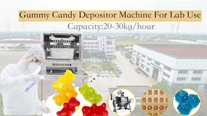 TG 20kg/h Startup Confectionery Industry Gummy <b>Candy</b> Bear Depositor Pouring Producer Making <b>Machine</b> - Product Image 3