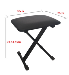Banc <span class=keywords><strong>de</strong></span> <span class=keywords><strong>piano</strong></span> pliable réglable en 3 hauteurs - Siège <span class=keywords><strong>de</strong></span> performance robuste à cadre en X pour <span class=keywords><strong>piano</strong></span> et clavier électronique - Product Image 3