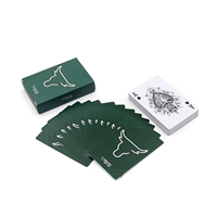 Nouvelles cartes à jouer en plastique 100 % étanches personnalisées 2027 – Cartes de jeu Baloot personnalisées pour la promotion