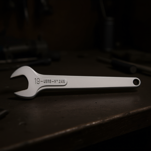 ประแจปลายเปิด 9 มม. เหล็ก สำหรับเครื่องมือซ่อมแซมเครื่องจักรกล - Product Image 3