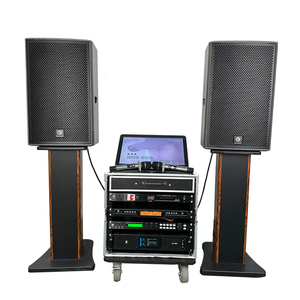 Professional TB TB-AK 12-inch Wood KTV <b>Speaker</b> System <b>With</b> Front/Rear Power <b>Amplifiers</b> and Audio Pair TB-AK Professional Audio H - Product Image 1