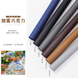 Không thấm nước 3D ống đồng hoa bao bì màu rắn cứu trợ sô cô la bó Hoa Quà Tặng bọc PVC tráng không tráng bột gỗ nguyên liệu - Product Image 3