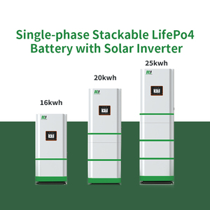 Hệ thống pin điện áp cao xếp chồng được để lưu trữ tại nhà 10kWh 12kWh 20kWh 8kW 10kW 12kW Biến tần năng lượng mặt trời lai Bảo vệ IP65 CAN - Product Image 2