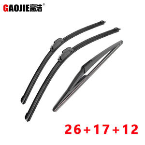 Balais d'essuie-glace sans cadre Gaojie 180 degrés pour Nissan X-Trail T32 Rogue 2 2014-2020, jeu avant - Product Image 3