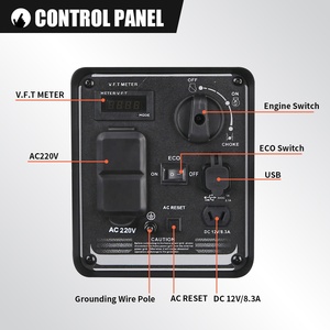 Generadores de Gasolina Silenciosos TKH de 1.8KW 2.25kva 2KW 2.5kva de 4 Tiempos para Camping y Uso Doméstico - Product Image 3