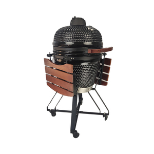 Kimstone Grill d'extérieur 21 pouces Barbecue Grill Kamado Four à fumée Four à braiser <span class=keywords><strong>Pizza</strong></span> Four à charbon de bois en céramique - Product Image 4