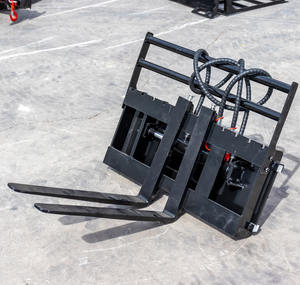 Palet garpu angkat dapat disesuaikan Forklift Panjang selip selip <span class=keywords><strong>Backhoe</strong></span> Loader kualitas tinggi untuk penggali muatan tugas berat - Product Image 2