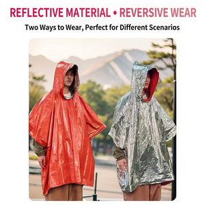 JIYA Vente en gros de ponchos de pluie jetables portables pour hommes et femmes, poncho de pluie d'urgence, veste de pluie pour pêcheurs - Product Image 5
