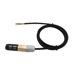 Output suhu dan kelembaban 4-20mA, 7-12v power supply 1M kabel PVC output I2C digital suhu dan kelembaban Sensor Probe