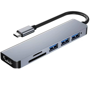 Đế mở rộng 7 trong 1 dành cho điện thoại, máy tính bảng và máy chơi game có cổng Type-C-Bộ chuyển đổi đa chức năng tất cả trong một - Product Image 2