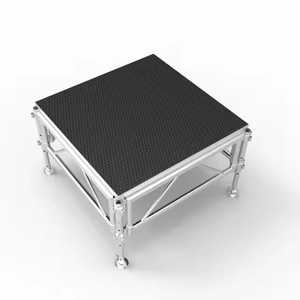Speaker Stage <b>Adjustable</b> Aluminum Portable 4*4 /4*8 Feet Stage Portable Modular Stage for Wedding and Performance - Product Image 4
