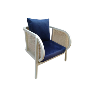 เก้าอี้เลา<span class=keywords><strong>น</strong></span>จ์พร้อมเบาะรอง<span class=keywords><strong>น</strong></span>ั่งโครงไม้พนักพิงสูงสีหวายตามสั่ง - Product Image 4