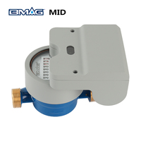Compteur d'eau numérique intelligent BMAG OEM MID LoRa Pulse Reader, type mécanique à jet unique en laiton, avec M-bus filaire
