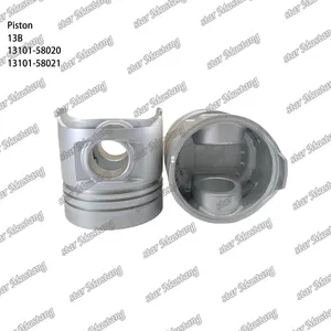 Piston 13B 13101-58020 13101-58021 Cocok untuk Suku Cadang Mesin Toyota