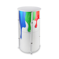 Présentoir pop-up à spirale, comptoir de 3 niveaux, vitrine pliante, promotion, 1 pièce