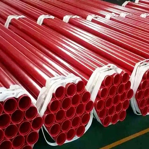Ống chữa cháy hệ thống phòng cháy chữa cháy FM ul phê duyệt hệ thống phun nước chữa cháy Màu Đỏ Epoxy Ống lớp phủ liền mạch erw Ống - Product Image 5