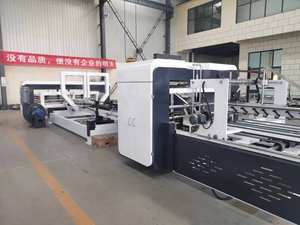 QZD Umweltfreundliche Faltschachtel-Klebemaschine Wellpappe-Kartonformmaschine mit Einstellbarer Geschwindigkeit Papierkarton-Klebemaschine - Product Image 3