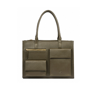 Sac fourre-tout élégant pour femmes, fabriqué en cuir véritable à 100 %, conçu pour les milieux de travail professionnels et les voyages décontractés - Product Image 5