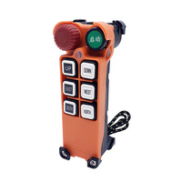 Télécommande sans fil F21-E2m pour grue industrielle électrique avec boutons autocollants