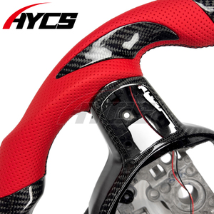 Accesorios para Automóviles, Volante LED de Fibra de Carbono Personalizado para <span class=keywords><strong>Honda</strong></span> Civic de 11.ª Generación, Accord, <span class=keywords><strong>CRV</strong></span>, para Acura Integra <span class=keywords><strong>Type</strong></span> S A-Spec - Product Image 3